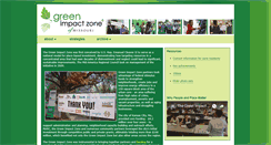 Desktop Screenshot of greenimpactzone.org