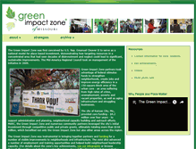 Tablet Screenshot of greenimpactzone.org